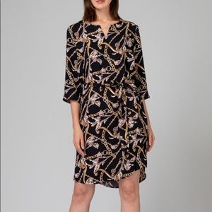 Joseph Ribkoff chain print tunic dress
